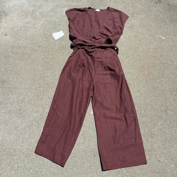 Wilfred Brax Linen Jumpsuit size 4 - Picture 2 of 16